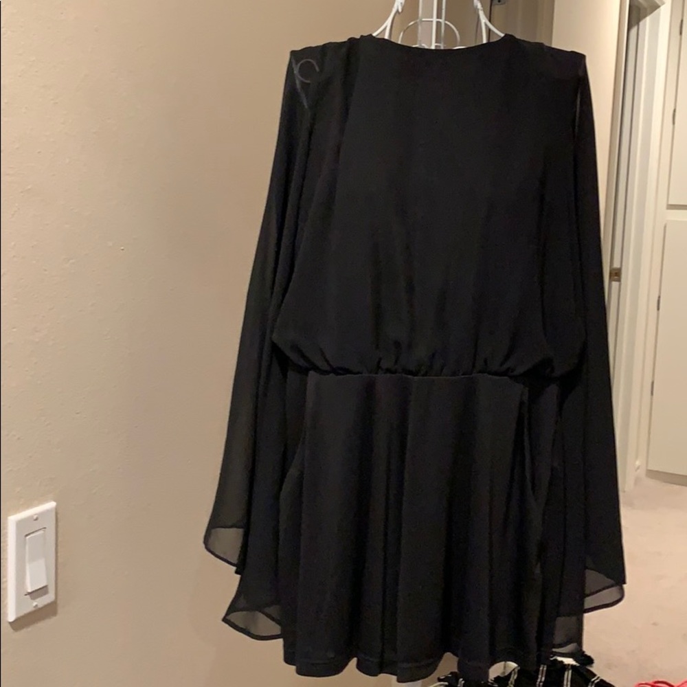 Bell sleeve romper